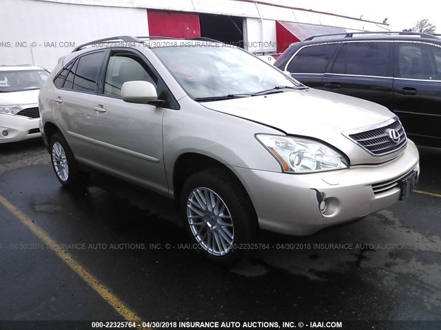 JTJHW31U460003624 - 2006 LEXUS RX 400 GOLD photo 1