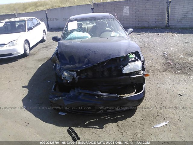 1NXBR18E0XZ225408 - 1999 TOYOTA COROLLA VE/CE/LE 黑色 照片 6