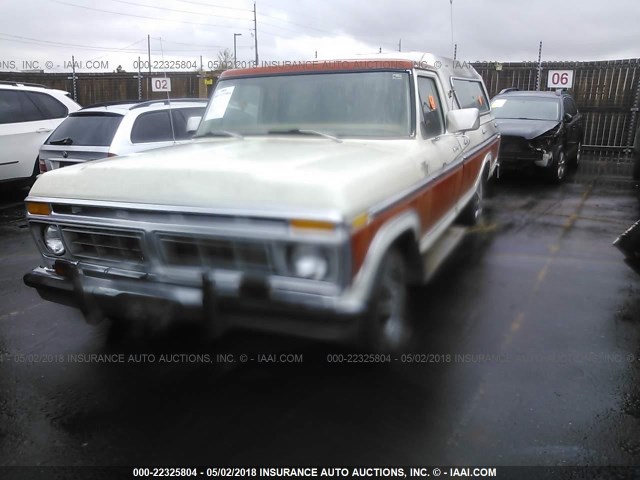 F15JRX88593 - 1977 FORD PICK UP WHITE photo 2