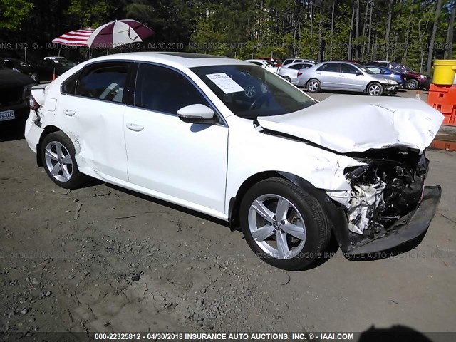 1VWBN7A32CC070563 - 2012 VOLKSWAGEN PASSAT SE WHITE photo 6