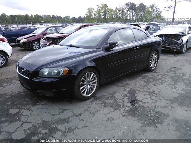 YV1MC67269J075175 - 2009 VOLVO C70 T5 BLACK photo 2