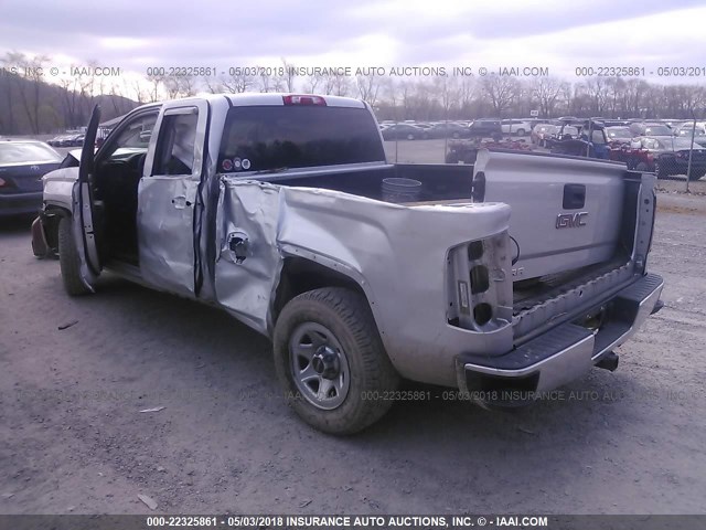 1GTR1TEH9EZ288544 - 2014 GMC SIERRA C1500 SILVER photo 3