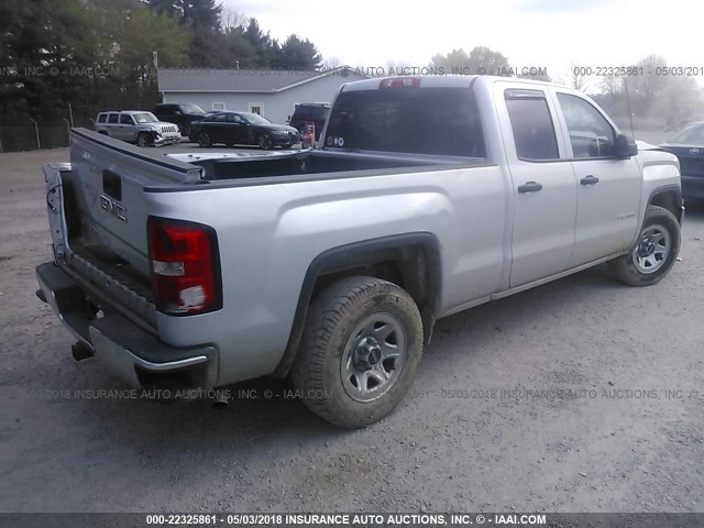 1GTR1TEH9EZ288544 - 2014 GMC SIERRA C1500 SILVER photo 4