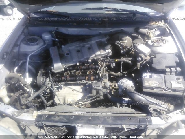 1YVGF22C4Y5131375 - 2000 MAZDA 626 ES/LX SILVER photo 10