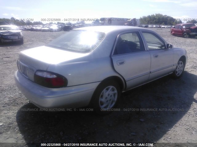 1YVGF22C4Y5131375 - 2000 MAZDA 626 ES/LX SILVER photo 4