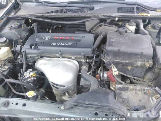 4T1BE32K84U295126 - 2004 TOYOTA CAMRY LE/XLE/SE მწვანე ფოტო 10