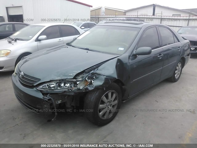 4T1BE32K84U295126 - 2004 TOYOTA CAMRY LE/XLE/SE GREEN photo 2