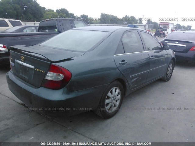 4T1BE32K84U295126 - 2004 TOYOTA CAMRY LE/XLE/SE მწვანე ფოტო 4
