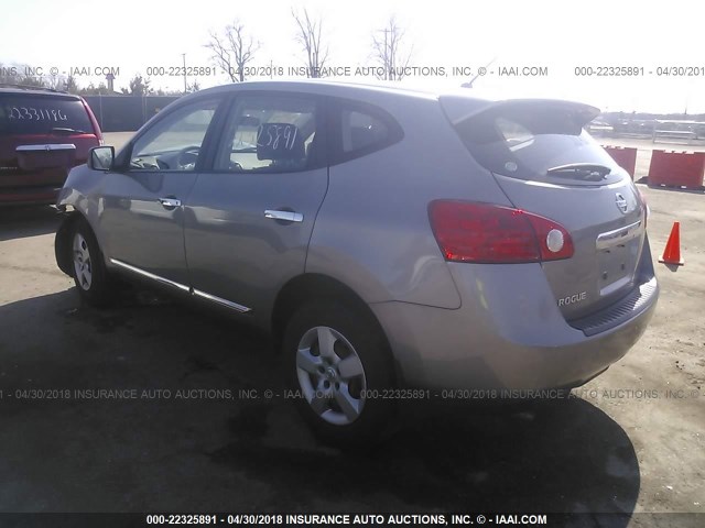 JN8AS5MT7BW562675 - 2011 NISSAN ROGUE S/SV/KROM GRAY photo 3