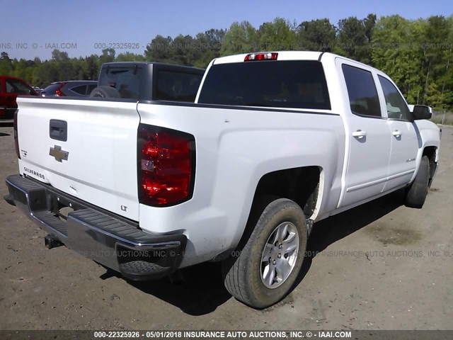 3GCPCREH7FG138910 - 2015 CHEVROLET SILVERADO C1500 LT WHITE photo 4