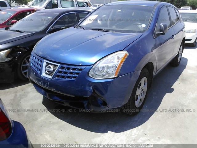 JN8AS58T58W024589 - 2008 NISSAN ROGUE S/SL BLUE photo 6