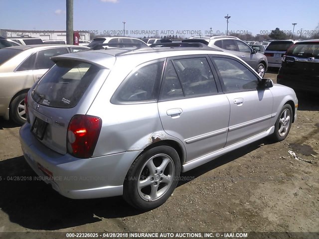 JM1BJ245121461177 - 2002 MAZDA PROTEGE PR5 银色 照片 4
