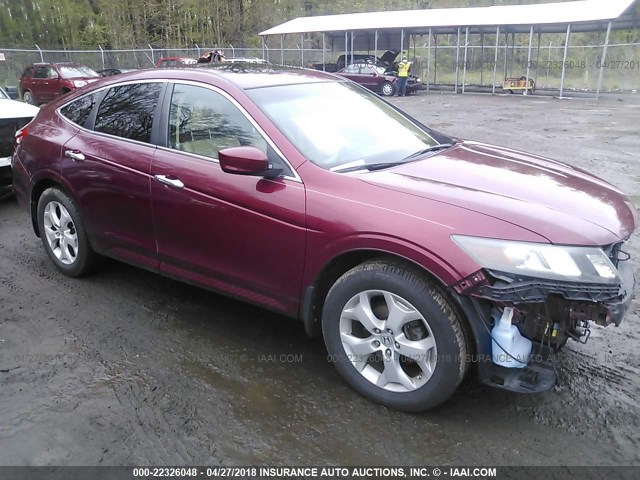 5J6TF1H51AL005462 - 2010 HONDA ACCORD CROSSTOUR EXL RED photo 1