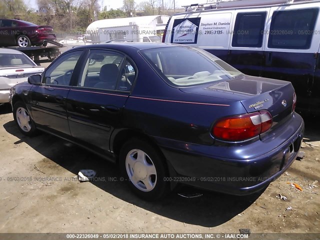 1G1NE52J2Y6300537 - 2000 CHEVROLET MALIBU LS 深蓝色 照片 3