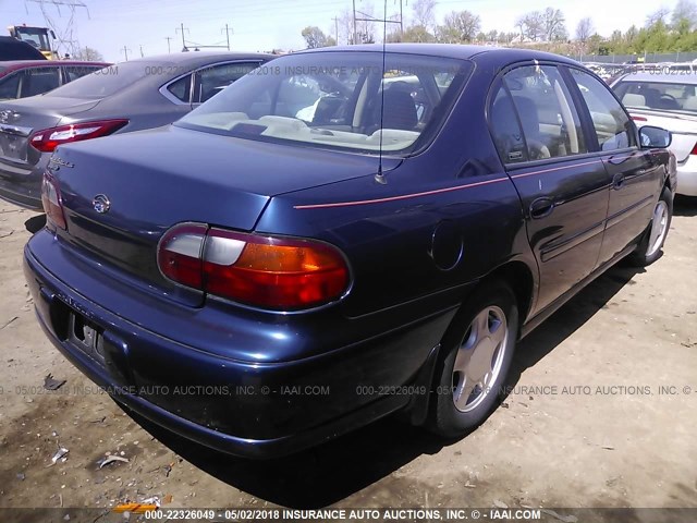 1G1NE52J2Y6300537 - 2000 CHEVROLET MALIBU LS 深蓝色 照片 4