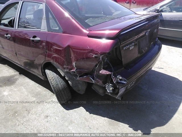 1FAFP34N07W242782 - 2007 FORD FOCUS ZX4/S/SE/SES 红色 照片 6