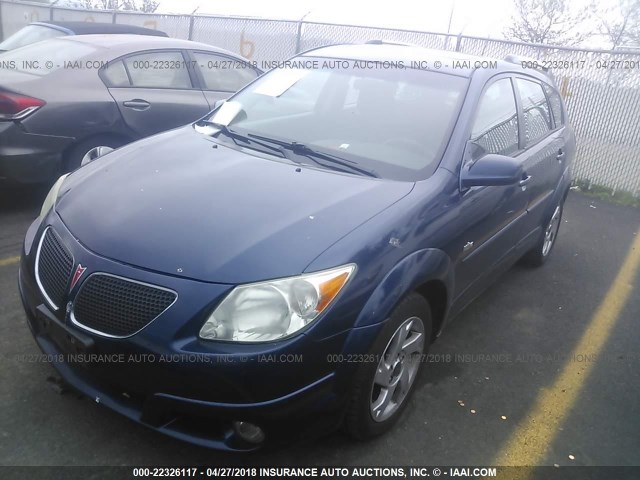 5Y2SL63805Z412538 - 2005 PONTIAC VIBE BLUE photo 2