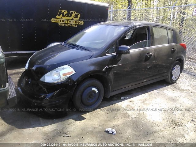 3N1BC13E89L485990 - 2009 NISSAN VERSA S/SL BLACK photo 2