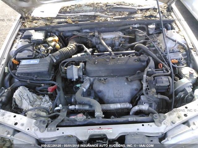 JHMCB7575NC051908 - 1992 HONDA ACCORD EX/EX-R BROWN photo 10