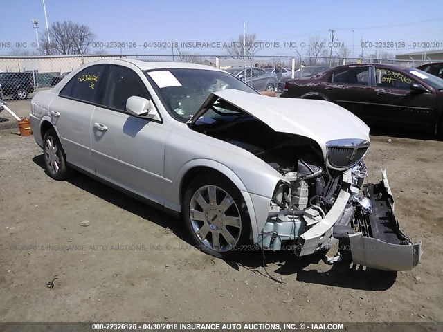 1LNHM87A45Y640267 - 2005 LINCOLN LS WHITE photo 1