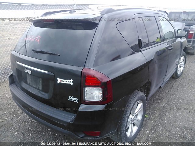 1C4NJDBB7GD632182 - 2016 JEEP COMPASS SPORT BLACK photo 4