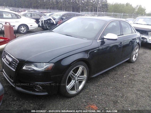 WAUBGCFL7AA013991 - 2010 AUDI S4 PREMIUM PLUS BLACK photo 2