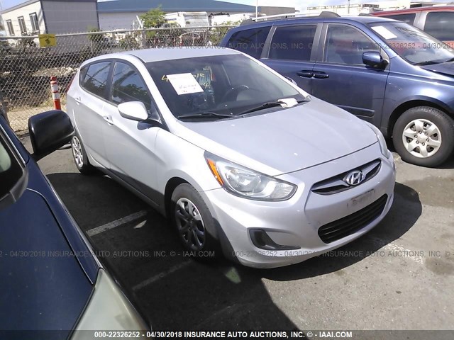 KMHCT5AE0CU031415 - 2012 HYUNDAI ACCENT GLS/GS SILVER photo 1