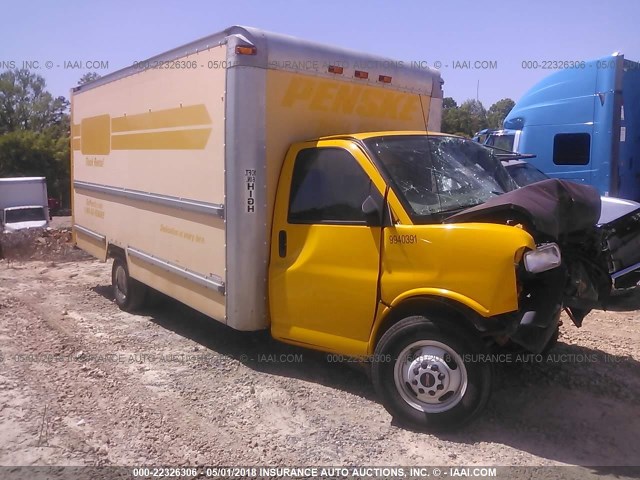 1GDJG31KX81904103 - 2008 GMC SAVANA 3500 CUTAWAY G3500 YELLOW photo 1