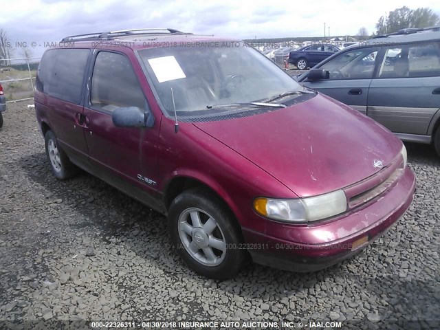 4N2DN11W7PD839168 - 1993 NISSAN QUEST GXE/XE/BASE RED photo 1