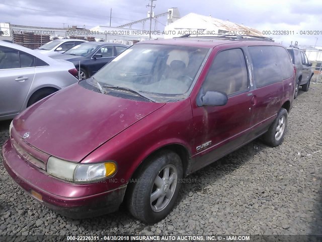 4N2DN11W7PD839168 - 1993 NISSAN QUEST GXE/XE/BASE RED photo 2