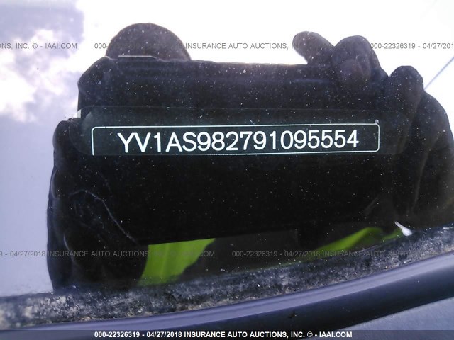 YV1AS982791095554 - 2009 VOLVO S80 3.2 BLUE photo 9