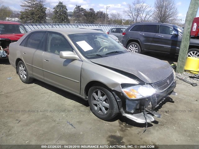 4T1BF28B91U160599 - 2001 TOYOTA AVALON XL/XLS GOLD photo 1