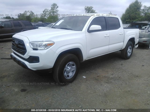 5TFCZ5AN0JX127074 - 2018 TOYOTA TACOMA DBL CAB/SR/TRDSPT/OR/PRO Ağ foto 2