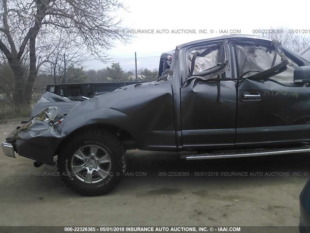 1FTFX1EG6FFA68584 - 2015 FORD F150 SUPER CAB GRAY photo 6