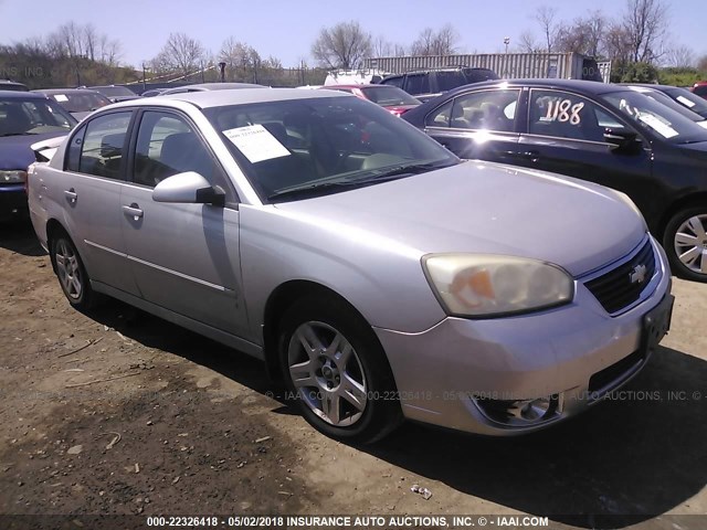 1G1ZT53896F180316 - 2006 CHEVROLET MALIBU LT SILVER photo 1