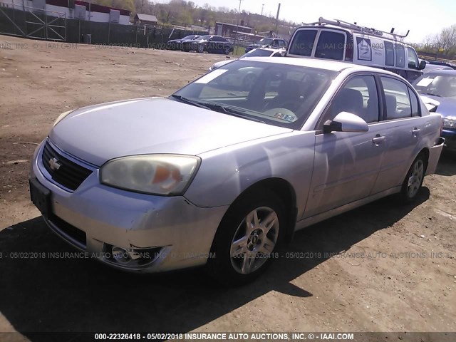 1G1ZT53896F180316 - 2006 CHEVROLET MALIBU LT SILVER photo 2