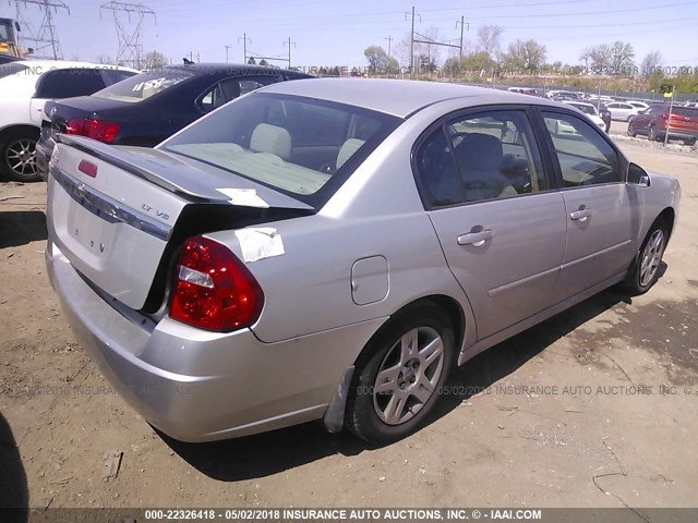 1G1ZT53896F180316 - 2006 CHEVROLET MALIBU LT SILVER photo 4