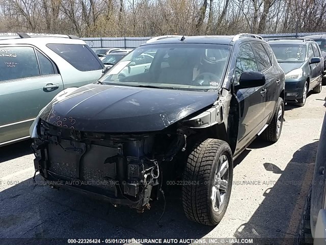 JN8AZ08W87W623204 - 2007 NISSAN MURANO SL/SE/S BLACK photo 2