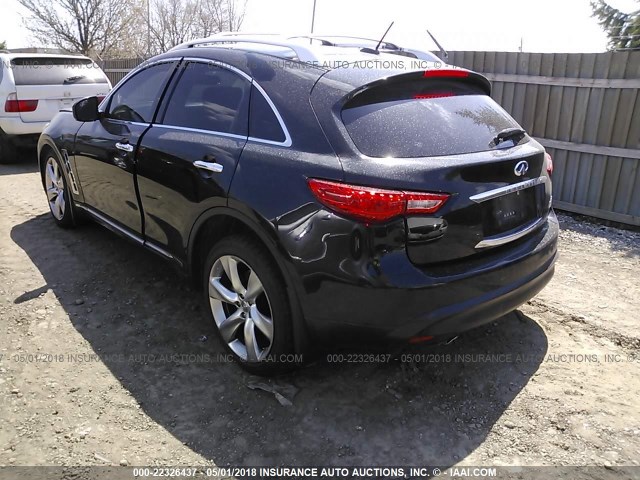 JN8BS1MW0BM760100 - 2011 INFINITI FX50 BLACK photo 3