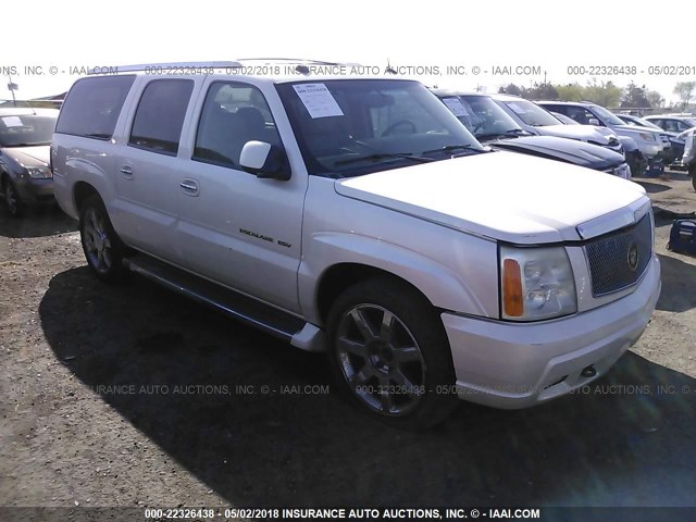 3GYFK66N05G203560 - 2005 CADILLAC ESCALADE ESV WHITE photo 1