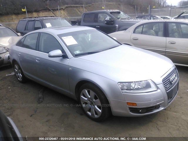 WAUDG74F56N035341 - 2006 AUDI A6 3.2 QUATTRO SILVER photo 1