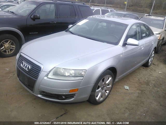 WAUDG74F56N035341 - 2006 AUDI A6 3.2 QUATTRO SILVER photo 2