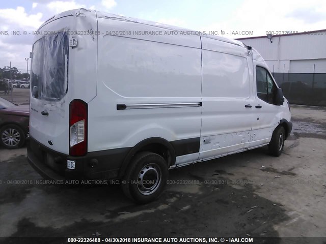 1FTYR2CM8HKB01239 - 2017 FORD TRANSIT T-250 WHITE photo 4