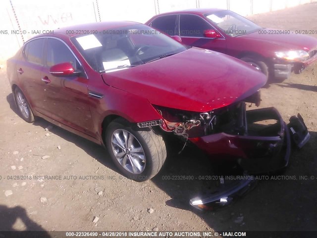 KNAGN4A7XB5076203 - 2011 KIA OPTIMA EX/SX RED photo 1