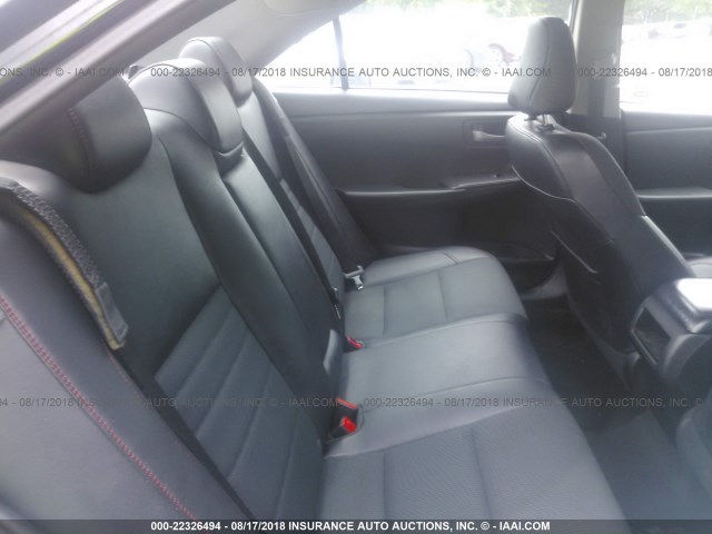 4T1BF1FK8GU513159 - 2016 TOYOTA CAMRY LE/XLE/SE/XSE BLACK photo 8