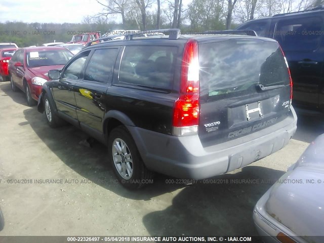 YV1SZ59H941158996 - 2004 VOLVO XC70 BLACK photo 3