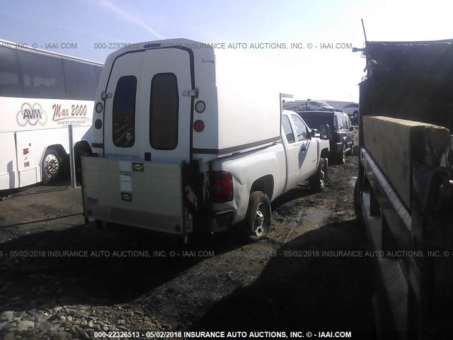 1GC2CVCGXCZ349821 - 2012 CHEVROLET SILVERADO C2500 HEAVY DUTY WHITE photo 4
