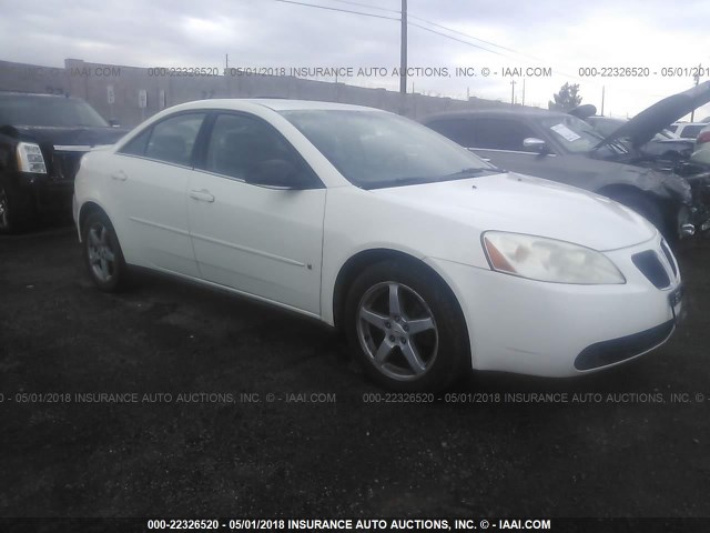 1G2ZG58N074139133 - 2007 PONTIAC G6 SE WHITE photo 1