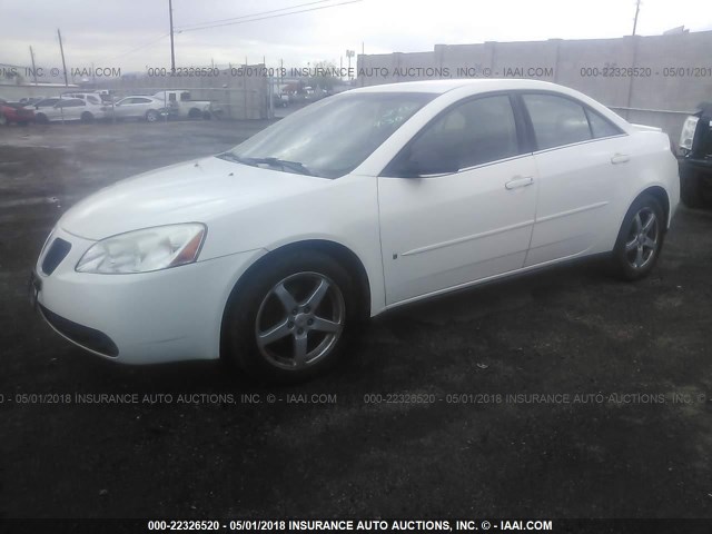 1G2ZG58N074139133 - 2007 PONTIAC G6 SE WHITE photo 2