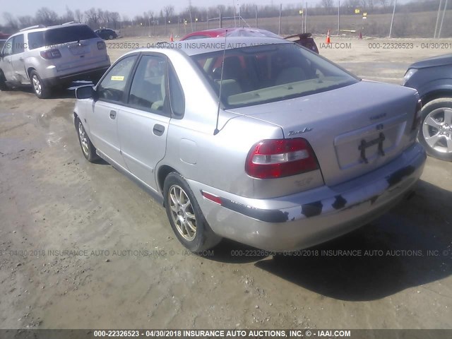 YV1VS27514F093833 - 2004 VOLVO S40 1.9T SILVER photo 3